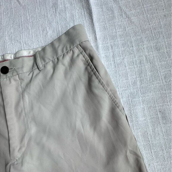 Dockers Khakis Shorts Athletic Flat Front Pockets SZ 32 - Picture 3 of 12